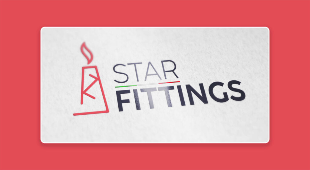 logo brand identity star fittings