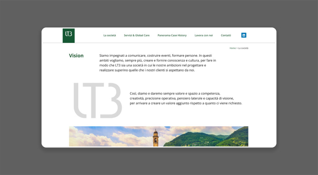 restyling sito web lt3
