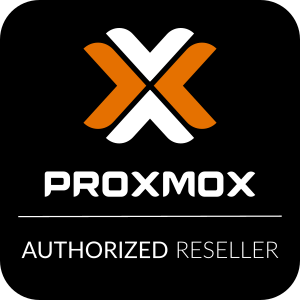 proxmox authorized reseller logo inverted color 300px