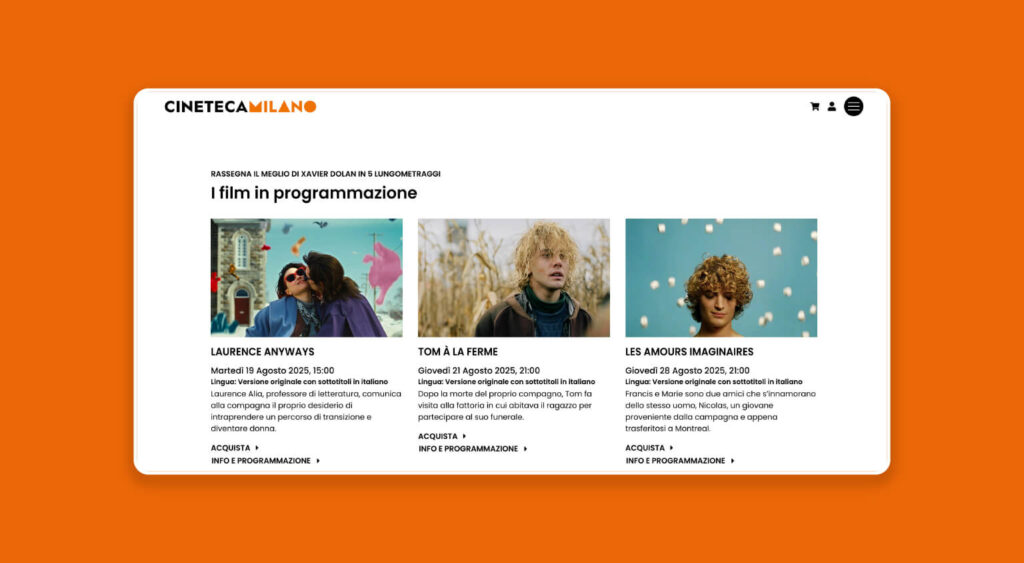 sito web cineteca milano